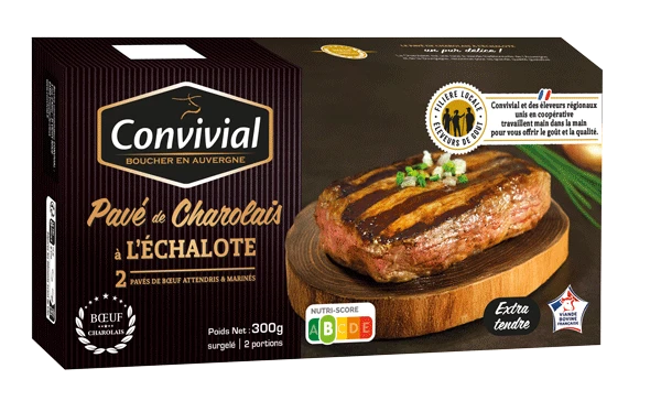 Le Pav&eacute; de Charolais &agrave; l'&eacute;chalote
