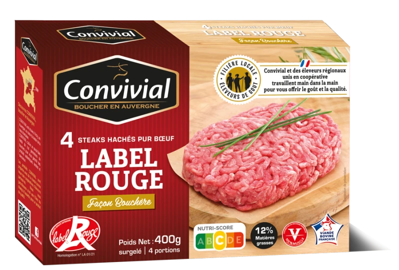 Steak Hach&eacute; Label Rouge